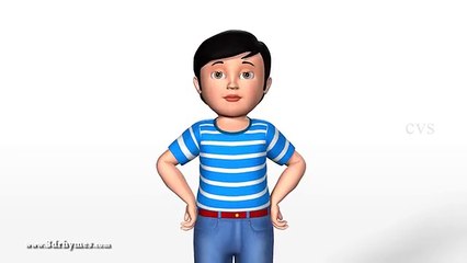 Learn Telugu Actions - 3D Animation Telugu Preschool Rhymes for Children 01.06.2016