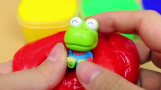 Learn Colors with Clay SLIME Surprise Toys | Pororo Crong Eddy Petty For kids