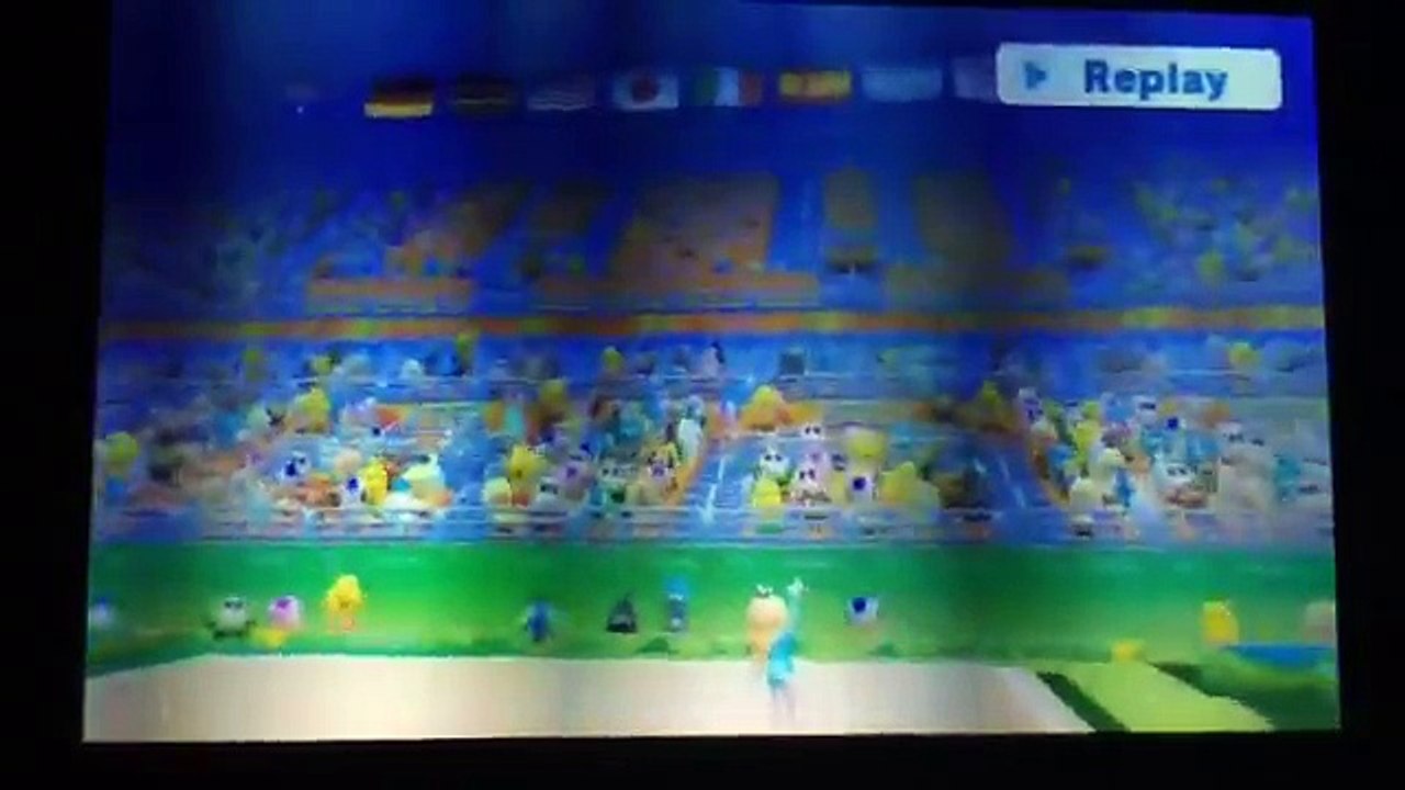 Mario and sonic at rio 2016 olympic games Rhythmic gymnastics