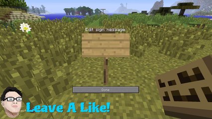 Minecraft PS4 Edition- Colored Signs Tutorial!
