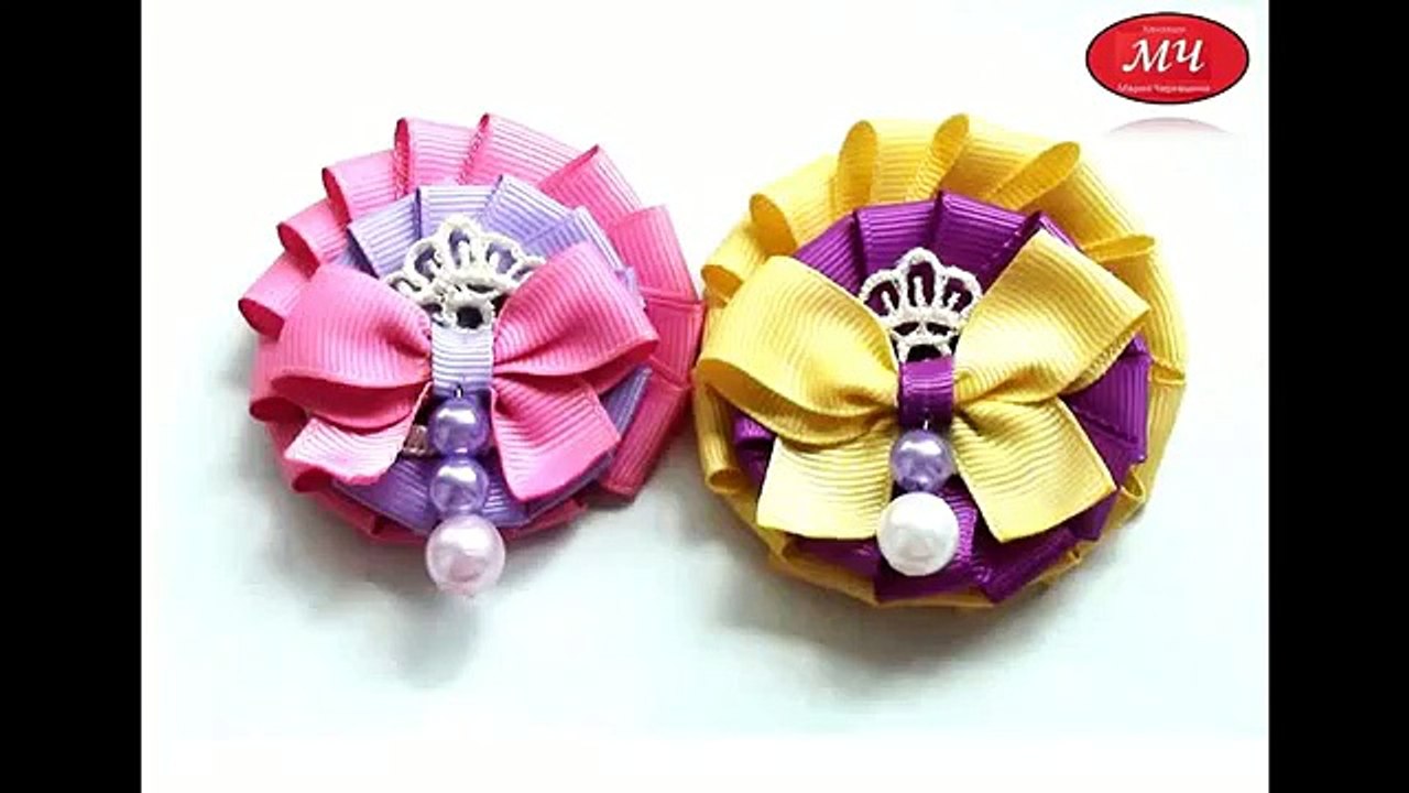 МК - DIY Ribbon flower