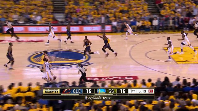 Andre Iguodala's Sick Pass _ Cavaliers vs Warriors _ Game 1 _ June 2, 2016 _ 2016 NBA Finals