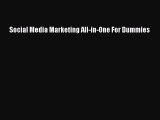 PDF Social Media Marketing All-in-One For Dummies Free Books