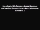 [PDF] Consolidated Ada Reference Manual: Language and Standard Libraries (Lecture Notes in