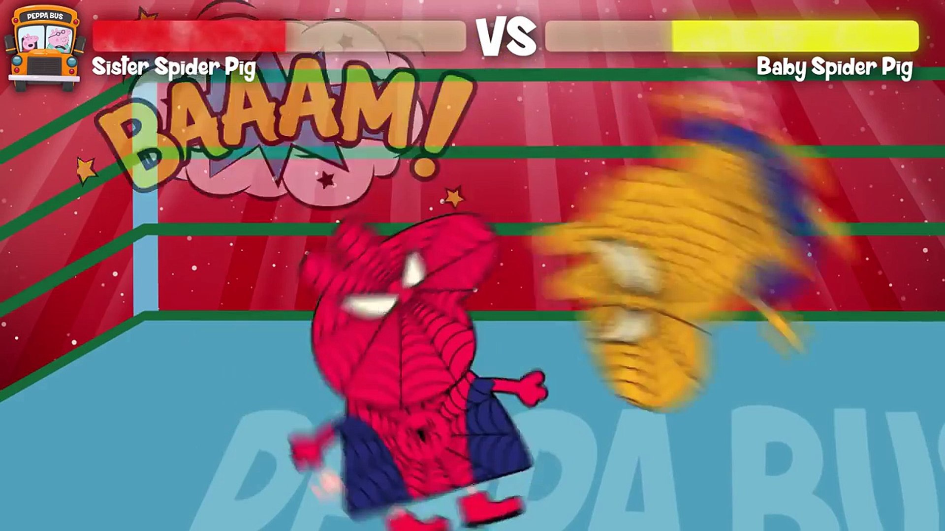⁣Peppa Pig , Peppa Pig Fight , Spiderpig Vs Peppa Pig Spiderman