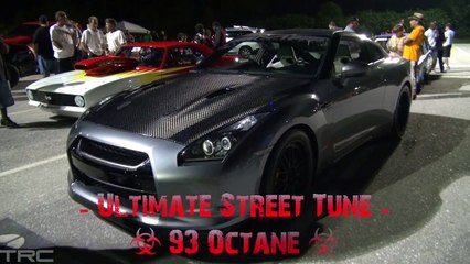 AMS Alpha 9 R35 Nissan GT-R runs a 9 second 1/4 mile on pump gas!