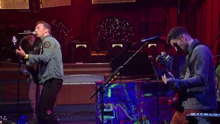 Coldplay - (Live on Letterman) 【HD】