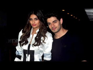 Sooraj Pancholi & Athiya Shetty At Hero After Party