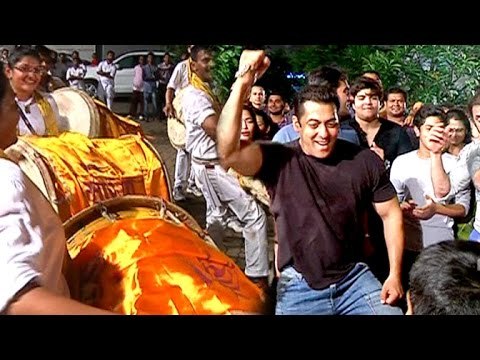 Salman Khan's Ganpati Visarjan Dance 2015 Video LEAKED