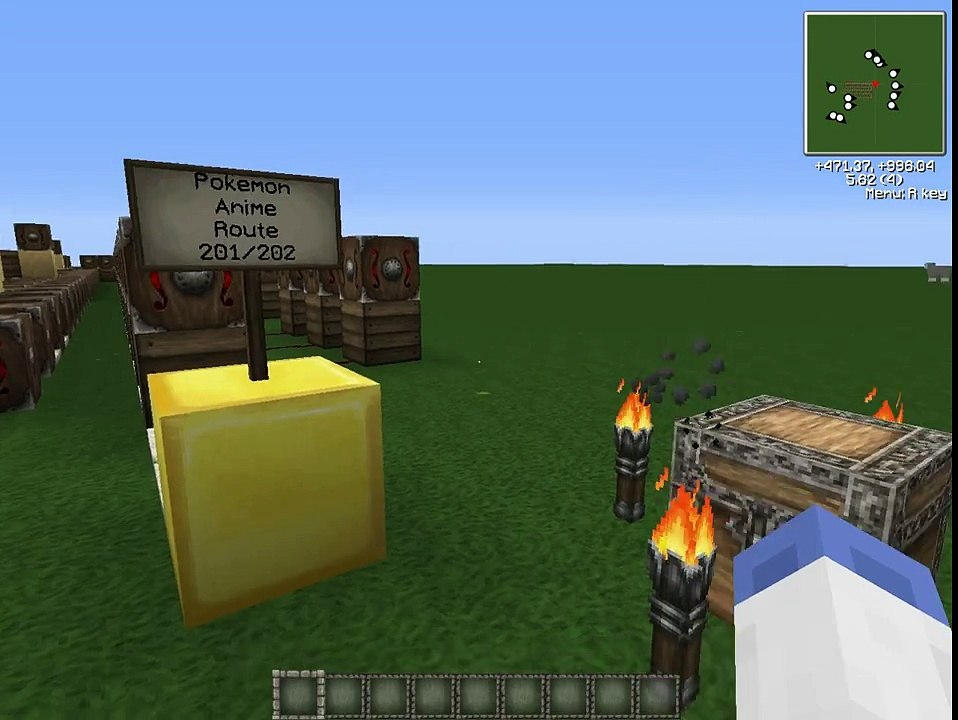 Pokemon DP Route 201 soundtrack Minecraft note block music