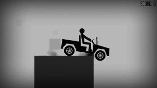 Stickman Dismount replay: 19 777 points in Big Stairs