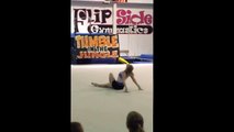 29 year old gymnast un-retires. Floor routine 9.25