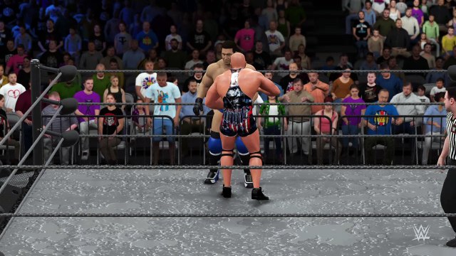 WWE 2K16 ken shamrock v kurt angle