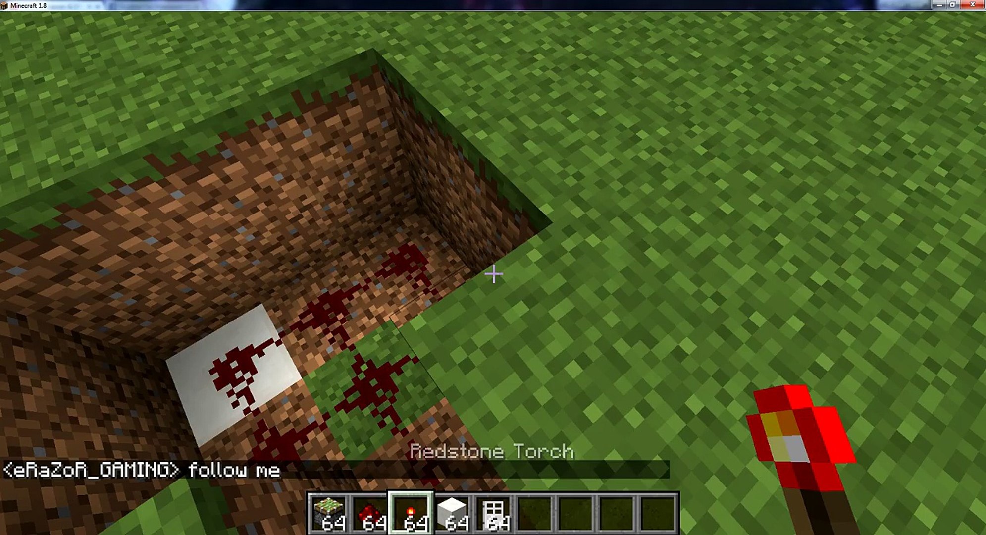 Minecraft Hidden Piston Door Tutorial Simple Fast And Easy