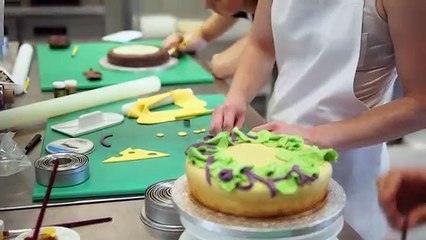 The Making of a Burger Cake! - Cupcake Jemma