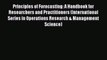 [Download] Principles of Forecasting: A Handbook for Researchers and Practitioners (International