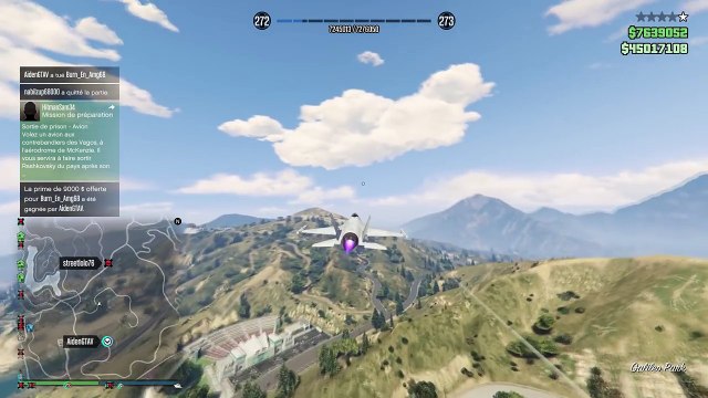 AVION DE CHASSE A LHOMME GTA 5 ONLINE