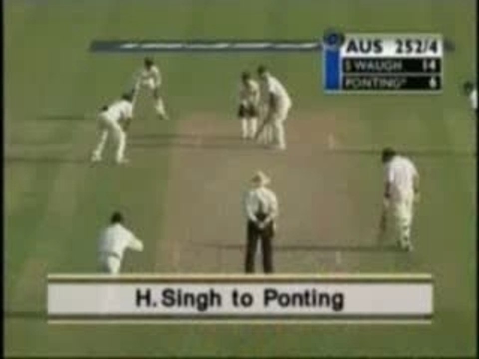 Harbhajan Singh does hat-trick against australia