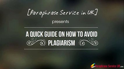 Affordable Paraphrase Service UK