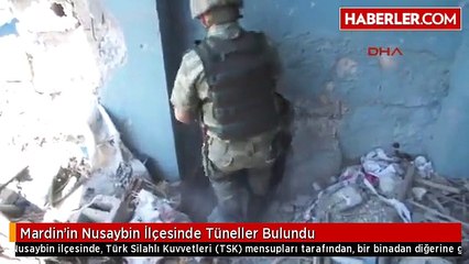 Mardin'in Nusaybin İlçesinde Tüneller Bulundu