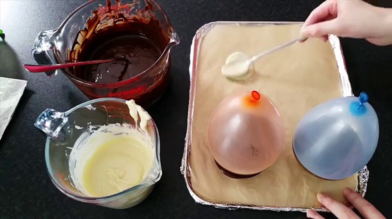 How To Make Chocolate Balloon Bowls...