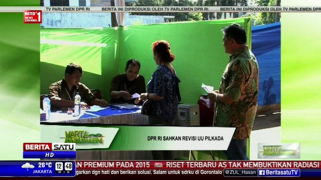 DPR Sahkan RUU Pilkada