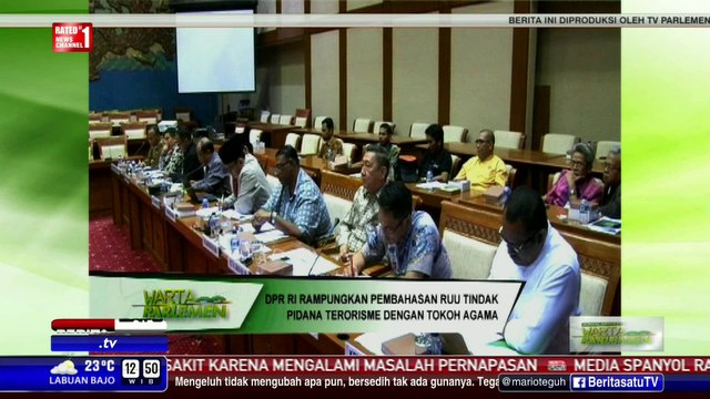 Bahas Terorisme, DPR Gelar RDP dengan Tokoh Agama-LSM