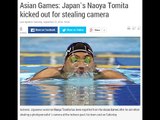Japanese Swimmer Naoya Tomita Caught Stealing South Korean journalist’s camera at Asian Games