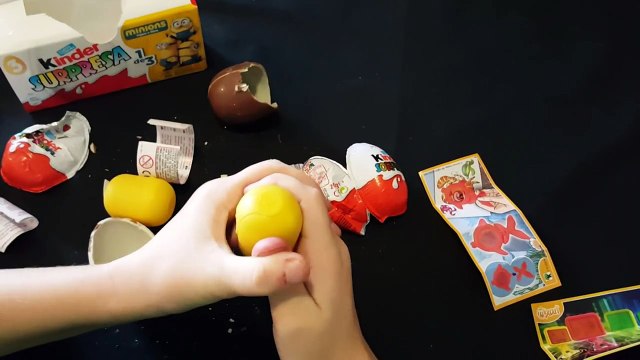 Surprise eggs Kinder, Huevos Sorpresa de minions, Kinder Sorpresa juguete Surprise minions