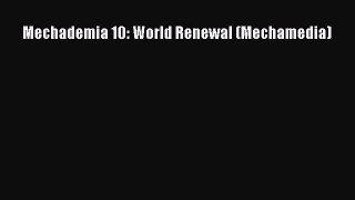 Read Book Mechademia 10: World Renewal (Mechamedia) E-Book Free