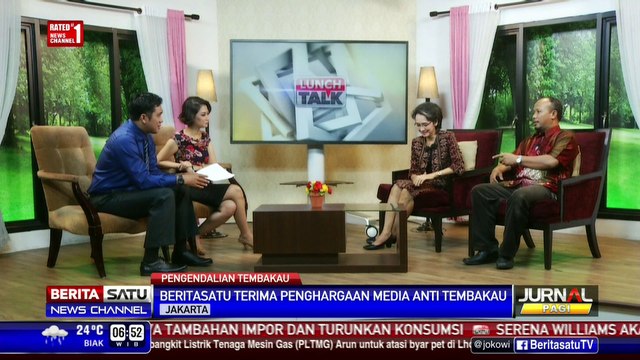 BeritaSatu Terima Penghargaan dari Komnas Pengendalian Tembakau