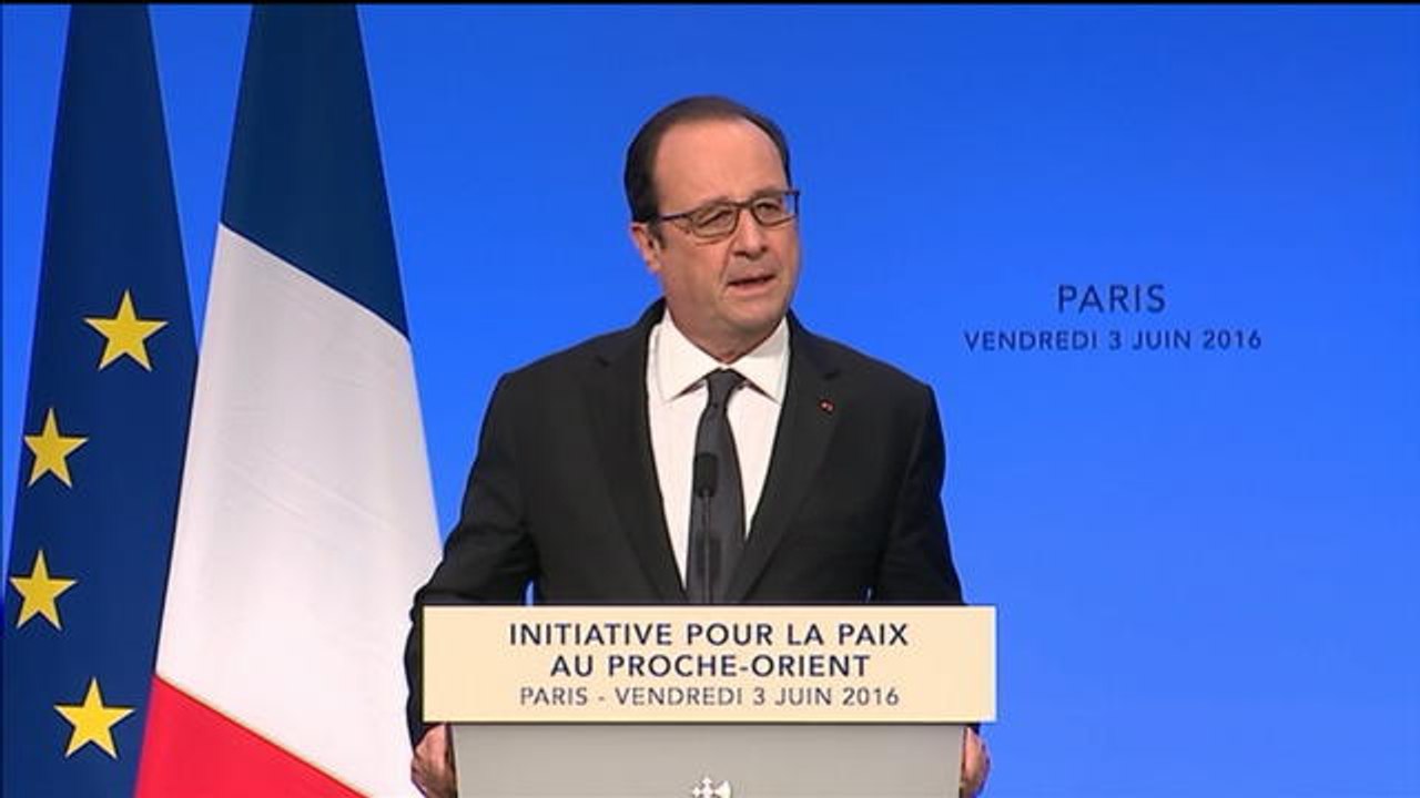 Ouverture d'une "Initiative pour la paix au Proche Orient" à Paris - Le 03/06/2016 à 10h40