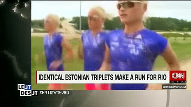 Estonie : Des soeurs triplés se lancent dans les JO et courent... ensemble ! Regardez