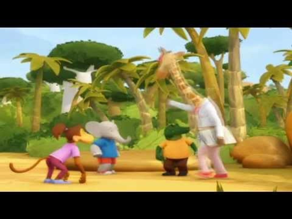 Babar y Las Aventurase de Badou: EL HUESO DE DINOSAURIO/LADRÓN DE ROCAS - Ep 22