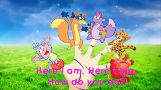 NURSERY RHYMES SONGS FOR KIDS WITH LYRICS Finger Family Song✭Boots✭Swiper✭Tico✭Jaguar✭Red Chicken