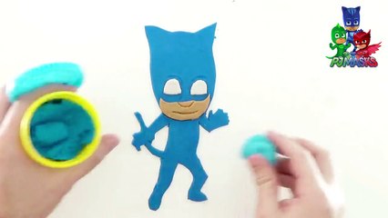 Come fare un Catboy di PJMASKS super pigiamini in Play-Doh plastilina | italiano blu