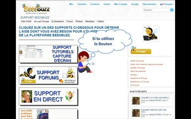 Tes contacts Directs ou Généalogie sur BeesBuzz