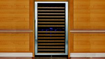 Wine Enthusiast Classic 166 Dual Zone Wine Cellar Stainless Steel Trim