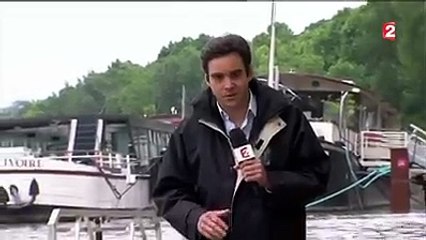 من باريس ومن قلب الفيضانات حدّثكم خميس بوبطان متاع قناة France 2