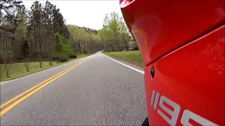 1199 Panigale, Hwy 25, scuffing up my new tires.