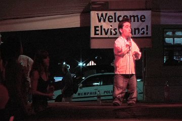 Duke Mason sings 'Joshua Fit The battle' Elvis Week 2007