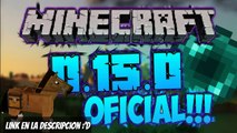 Minecraft Pe, 0.15.0 oficial build 1 /Descargar