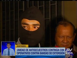 Guayaquil: detienen a una persona por extorsión durante operativo