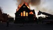 Incendie et destruction complète d'une église aux Etas-Unis