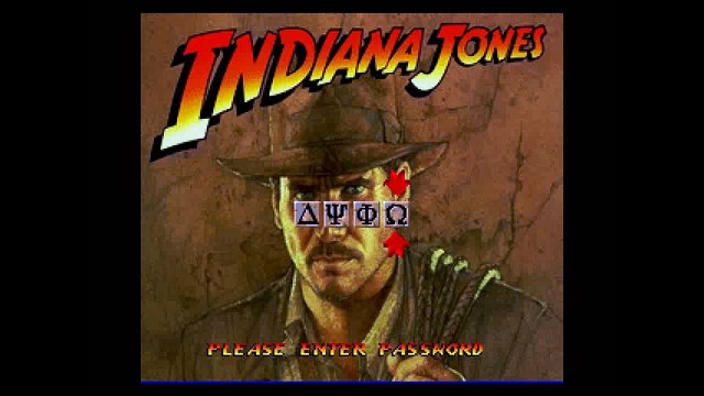 SNES Indiana Jones' Greatest Adventures The last Crusade Easy Password Salzburg