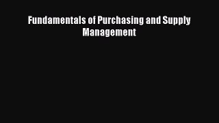 EBOOKONLINEFundamentals of Purchasing and Supply ManagementFREEBOOOKONLINE