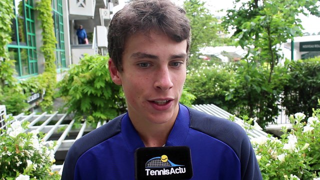 Roland-Garros 2016 - Geoffrey Blancaneaux : Je veux gagner Roland-Garros Juniors