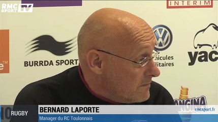 Bernard Laporte refuse l'étiquette de favori avec Toulon