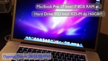 MacBook Pro 17 Intel i7 2.66Ghz con SSD Intel X25-M da 160GB