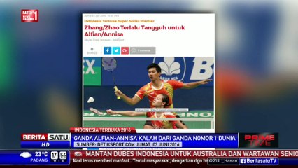 Wakil Merah Putih Berguguran di Indonesia Terbuka